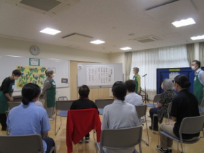 レクリエーションも取り入れています