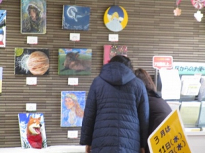 大泉桜高校美術科の作品