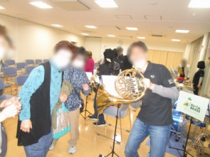 演奏後の交流