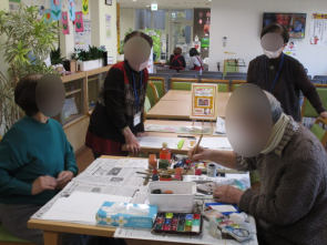 似顔絵コーナー