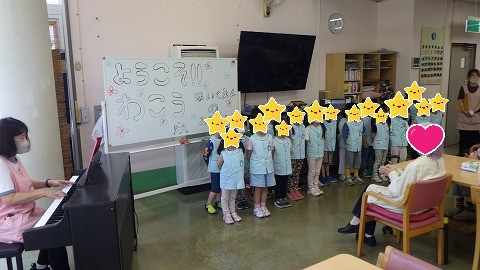 森のくまさん♪お客様とも輪唱していました★