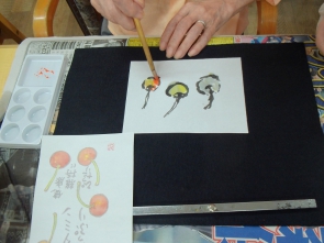 自分で色作りと色付け