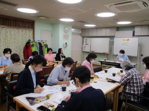 表彰式の後は月例会