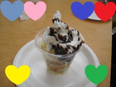 バームクーヘンパフェ★