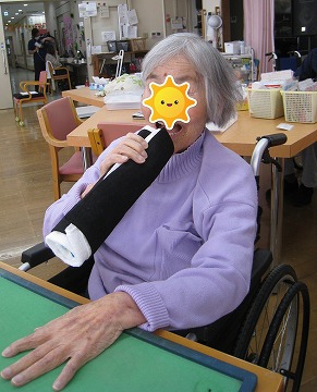 巻き終わったら恵方を向いて写真撮影！