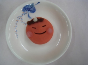 おやつは赤鬼の練り切り