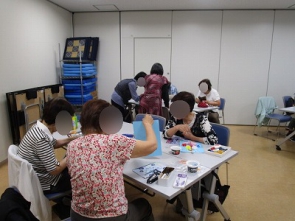 できた作品を見せ合って、、、