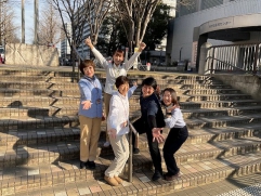 笑顔で寒さを乗り越えます