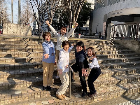 笑顔で寒さを乗り越えます