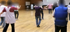 炭坑節を踊りました