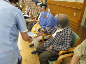 お手玉リレー