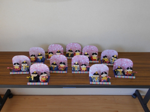 可愛い！お雛様が勢ぞろい！