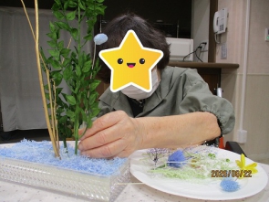 どこに活けようかしら