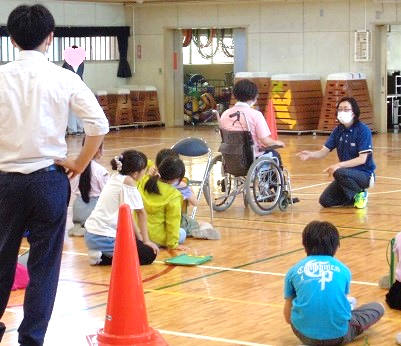 車いすの体験です！