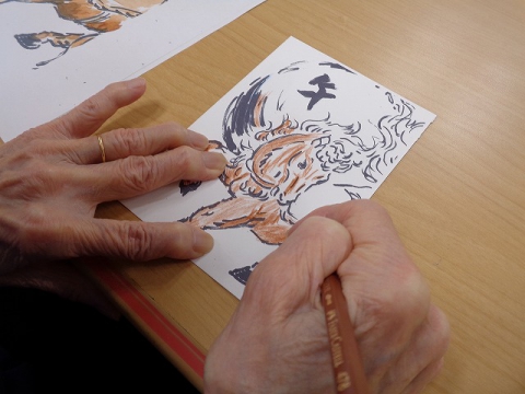 干支の絵手紙♪