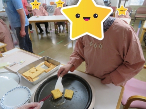 ご自身で焼きました！