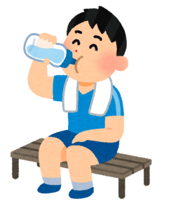 しっかりと水分補給しましょう!