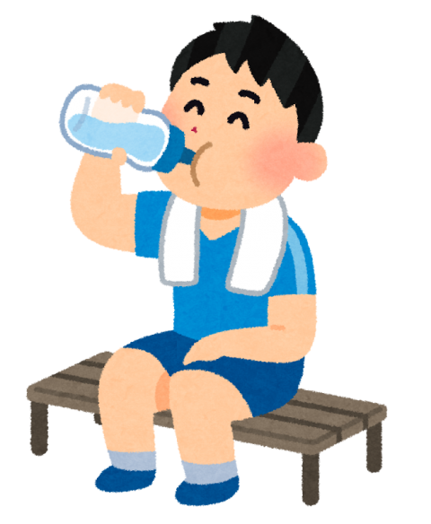 しっかりと水分補給しましょう！